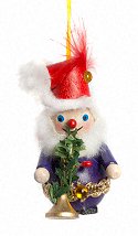 Eleven Pipers Santa - 12 Days  Steinbach Ornament